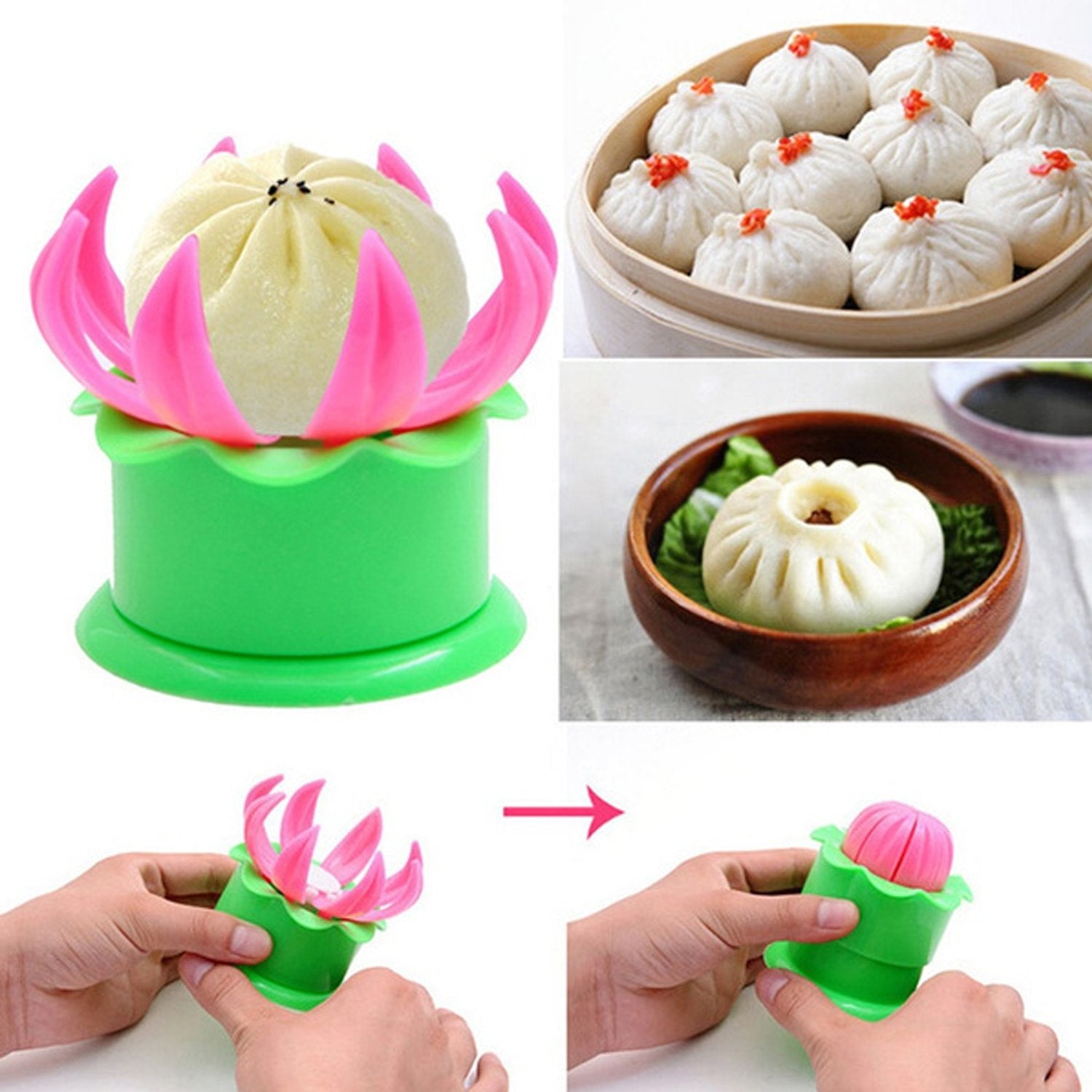 2602 Steamed Stuffed Bun Making Mold DeoDap 2602 Steamed Stuffed Bun Making Mold DeoDap